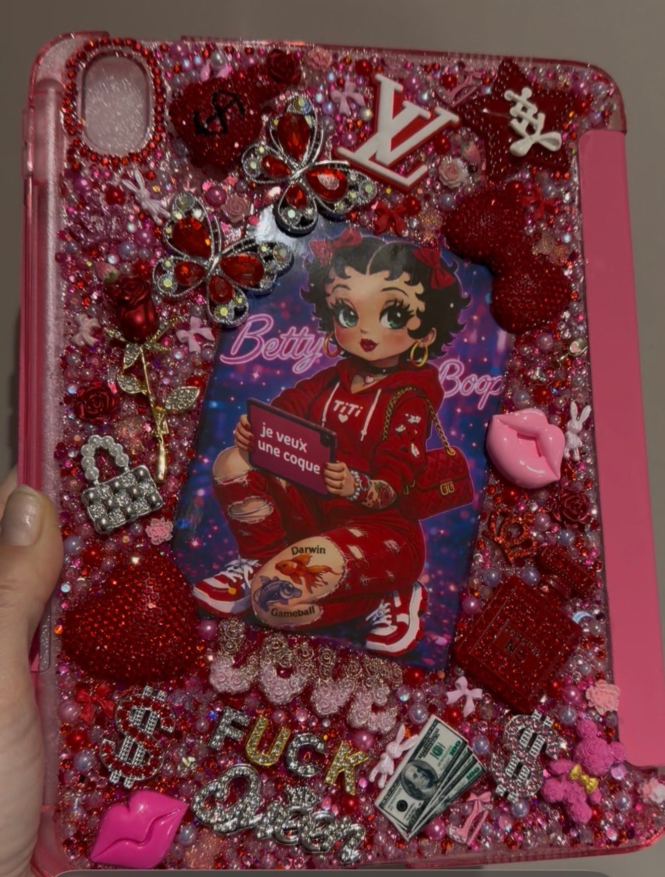 Tablette personnalisable résine